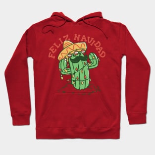 Mexican christmas shirt - Christmas holiday cactus Hoodie